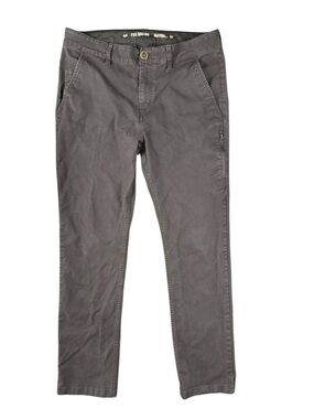 Fox Racing Mens Chino Pants 34 Black Slim Stretch Casual Skate